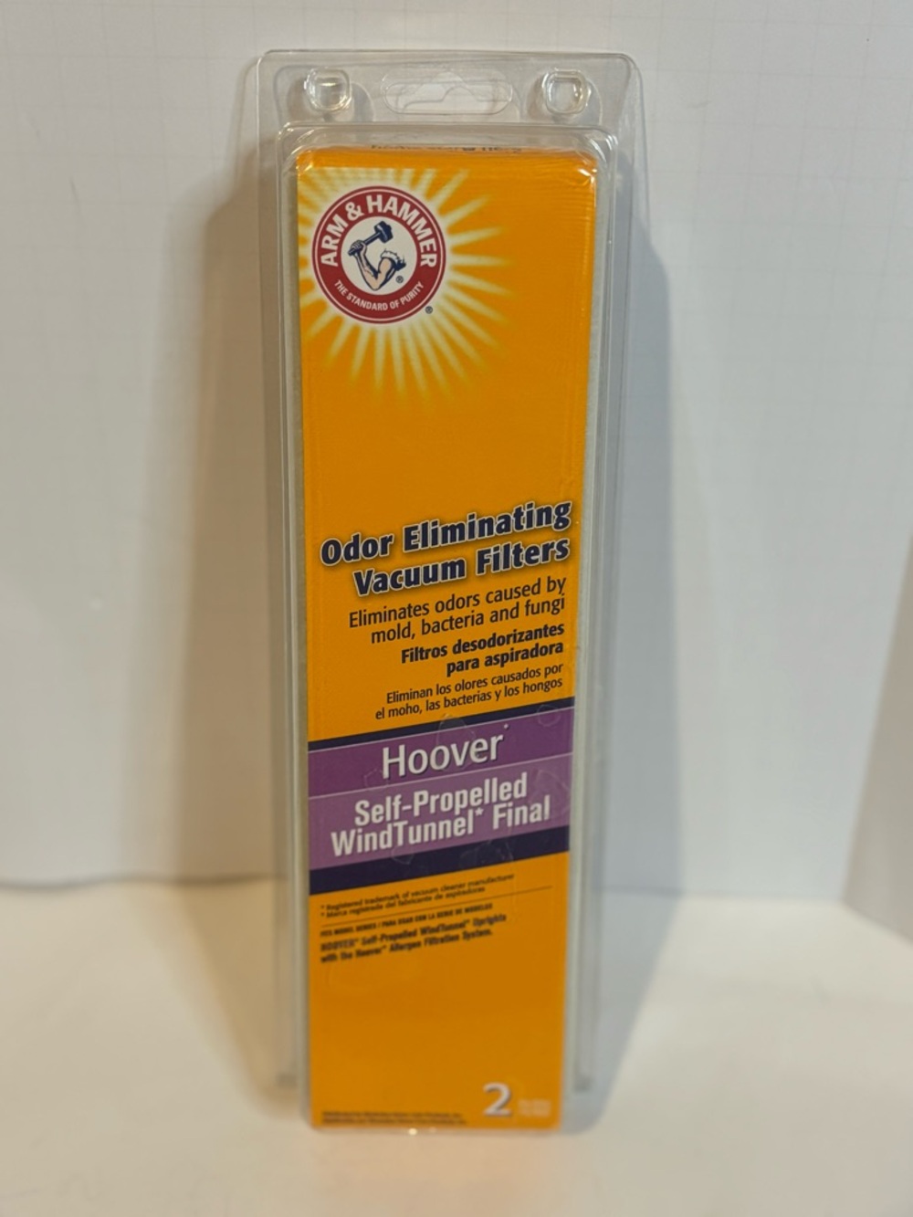 Arm & Hammer Odor Eliminating Vacuum Filters for Hoover - Yellow